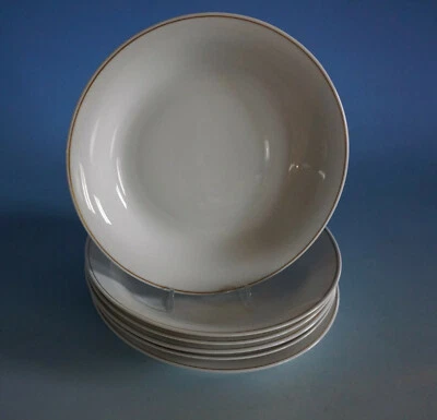 Rosenthal Form E Modell R. Loewy Goldene Welle 6 Suppenteller Teller  (FM22-306) - Bild 1 von 3