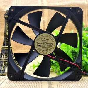 1pc D14BH-12 DC12V 0.70A cooling fan 2 pin 140*140*25mm - Picture 1 of 3