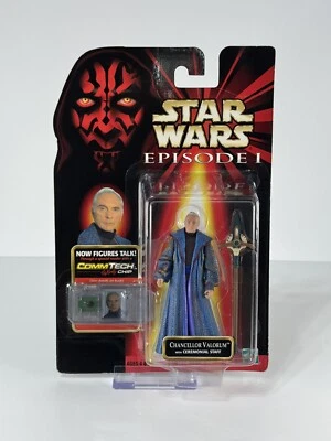 Star Wars Chancellor Valorum Ceremonial Staff Hasbro 1998 CommTech Chip - Image 1 of 4