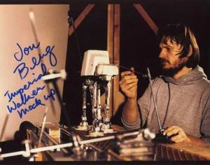 JON BERG SIGNED 8x10 PHOTO + RARE HUGE INSCRIPTION ILM STAR WARS BECKETT BAS - Picture 1 of 2