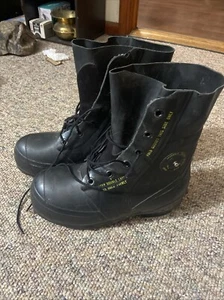 US Military Extreme Mickey Mouse Combat Vintage Men’s 8R Bata Black Bunny Boots - Bild 1 von 11