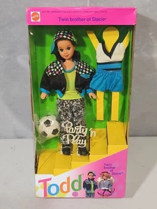 Barbie Mattel 1992 Party N Play Todd Doll Stacie's Twin Brother NRFB - Picture 1 of 6