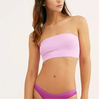 Free People Nina Bandeau Tube Top in Electric Orchid - XS - Image 1 of 4