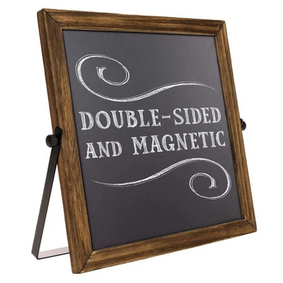 Excello Global Products Rustic Chalkboard Sign Wooden Frame with Adjustable S... - Image 1 of 4
