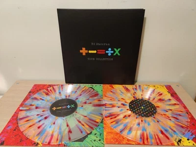 Ed Sheeran +-=÷× Tour Collection Splatter Vinyl LP Blood Records Limited Edition - Image 1 of 4