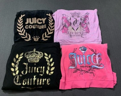 Juicy Couture Lot Of 4 Full Zip Hoodies Size XL - Image 1 of 4
