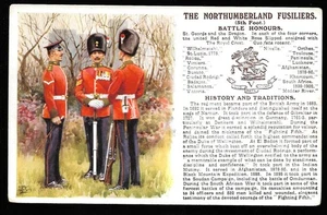 The Northumberland Fusiliers - Militaria - Carte postale (postcard) - Bild 1 von 2