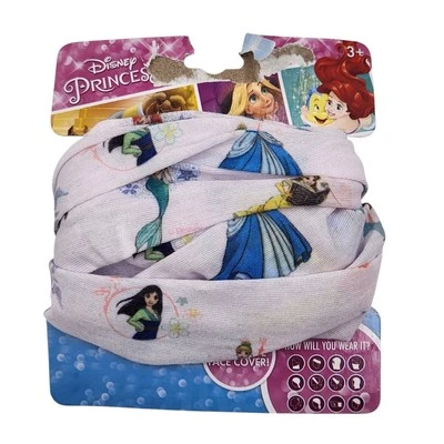 Disney Princess Protective Headband Face Cover Multicolor Washable Reusable 3+ - Image 1 of 4