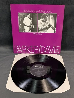 Charlie Parker & Miles Davis 'Miles Of Jazz' Vinyl Record Star Jazz SJAZZ7 - Image 1 of 4