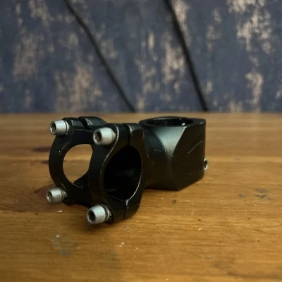 Black Aluminium - 25.8 X 55mm - Handlebar Stem With Bolts - Image 1 of 4