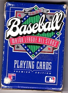 1990 MLB All-Star Playing Cards (52 Cards, 2 Jokers, 2 Wild Cards) 95% MINT+ - Picture 1 of 8