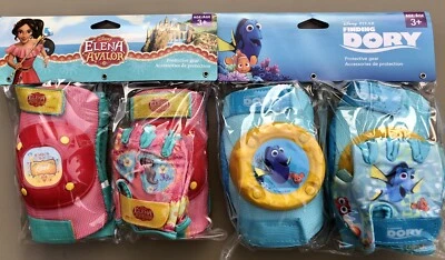2 Лот BELL DISNEY ПРИНЦЕССА ЭЛЕНА AVALOR & DORY детей перчатки колена и локоть подушечки - Изображение 1 из 4