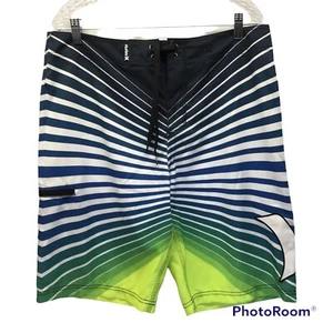 Hurley Mens 34 Casual Board Shorts Multicolor Waist Casual Beach Surf Swim - Picture 1 of 12