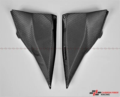 Paneles laterales superiores 100 % fibra de carbono Kawasaki Z750/S (2005-06) Z1000 (2004-06) Foto 1 de 3