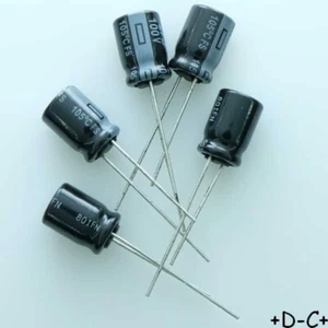 Panasonic EEUFS1K820 Kondensator 82μF 80V 8x15mm Pas5 105° FS (5er Set) - Bild 1 von 1
