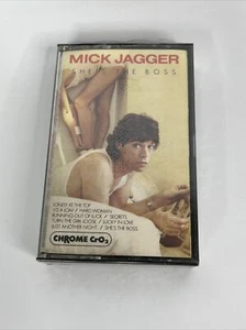 NEW Mick Jagger ROLLING STONES 1985 She's The Boss Cassette Tape SEALED ROCK - Picture 1 of 4