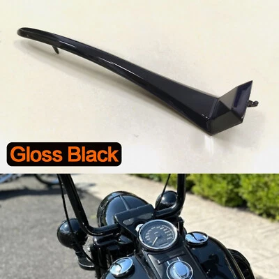 Cubierta de faro superior Nacelle Spear negra viva para Harley Road King 94-13 Foto 1 de 4