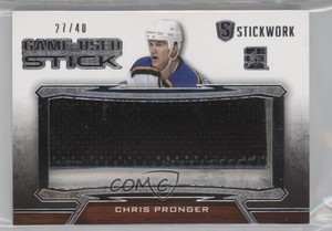2015 Leaf ITG Stickwork Game-Used Stick Silver /40 Chris Pronger #GUS-16 HOF