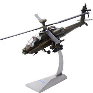 1:72 Boeing AH-64 Apache Military Helicopter Diecast Display Model Army Aircraft - Picture 1 of 12