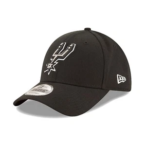 Gorra New Era Para Hombre San Antonio Spurs Team Básica Negra 9FORTY Gorra Ajustable - Imagen 1 de 3