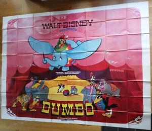 DUMBO walt disney affiche cinema originale 320x240 cm 4 panneaux R70 - Picture 1 of 1