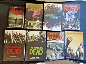 Lot of 8 The Walking Dead Books & Graphic Novels: Book 1 & 3 (HC), Compendium 2 - Picture 1 of 2
