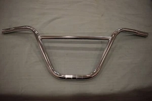 NITTO SX handlebar Cr.Mo curved bar end old school bmx 1980s vintage chrome NOS - Picture 1 of 10