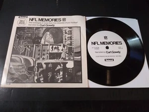 Curt Gowdy – Nfl Memories VG++ Original Fleetwood 33RPM Record & Pic Sleeve 1973 - Imagen 1 de 5