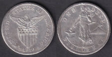 1 Peso 1910-S US-Philippine United States of America Coin - Stock #A1