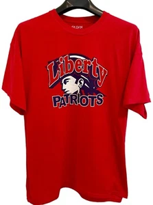T-shirt Liberty Patriots uomo XL manica corta rossa maglietta scuola casuale - Foto 1 di 7