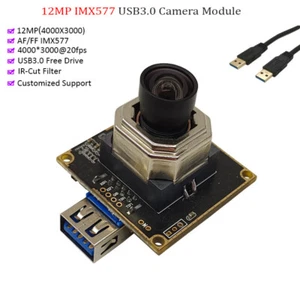 Módulo de cámara 12MP IMX577 USB3.0 4K 100 grados AF/FF enfoque automático baja iluminación - Imagen 1 de 10