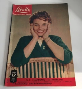 Libelle Zeitschrift 16.01.1954 Retro Vintage Rar - Bild 1 von 2