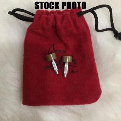 BRAND NEW CHRISTIAN LOUBOUTIN HEEL TAPS Tip Replacement Beige 9 mm x 9 mm - Image 1 of 2