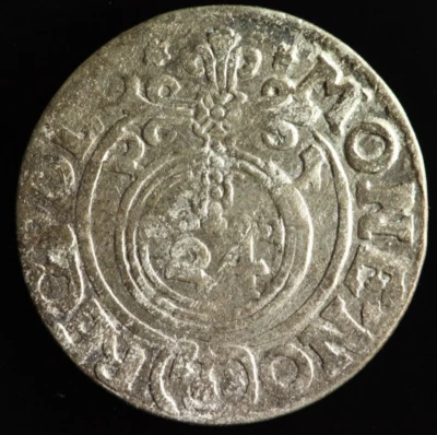 Europian Medieval POLTORAK 1/24 THALER 1621 Sigismund III Silver Coin M1229 - Image 1 of 2