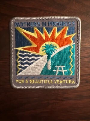 Partners in Progress for a Beautiful Ventura California Clothing Sew-on Patch - Imagem 1 de 3