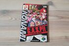 Nintendo N64 n 64 instructions for G.A.S.P. only 100% ORIGINAL beautiful gasp!!!