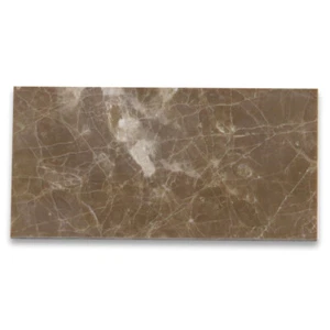 F41P Emperador Mármol Marrón Claro 3x6 Azulejos de Metro Pulidos - Imagen 1 de 4