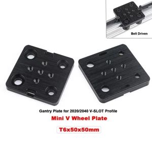 Mini V Wheel Gantry Plate Belt Driven for 2020/2040 V-Slot Extrusion Actuator - Picture 1 of 6