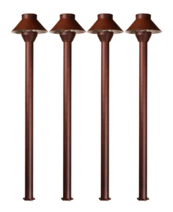 Landscape Low Voltage - Small Hat Path Light New Pack of 4 - Picture 1 of 5