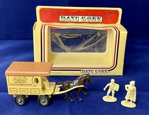 Vintage Days Gone By Diecast Horse Drawn Trailer And Figures 1983 Lledo - Picture 1 of 6