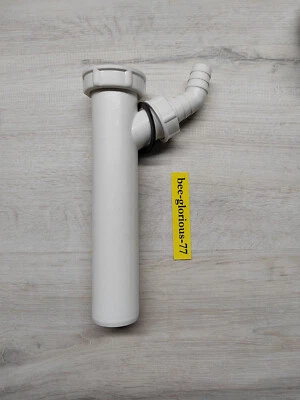 Tauchrohr Siphonrohr mit Geräteanschluss 1 1/2" x DN 40 Spülen Siphon - Bild 1 von 2