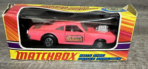 Vintage Matchbox Lesney Speedkings K-22 Pink Dodge Dragster England