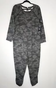 Torrid Gray Camouflage Terry Knit Long Sleeve Jumpsuit Size 2X NWT - Picture 1 of 8