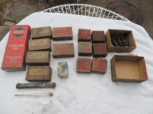 Vintage Auto Parts Lot Assortment, Bearings, connecting rod, springs, Float, Ect - Picture 1 of 12