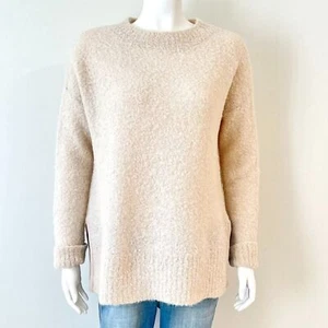 Wrap London Odessa Boucle Alpaca Sweater In Cream Womens Size 12/14 - Picture 1 of 8