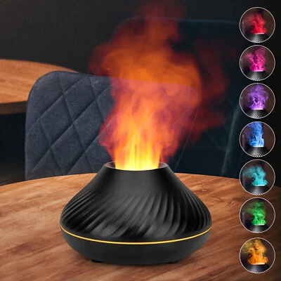 Cute Fire Flame Aroma Diffuser, Essential Oil, Air Humidifier, LED Aromatherapy - Image 1 of 4