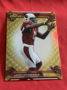 2013 Topps Finest Gold Refractor #5 Larry Fitzgerald 20/75 Arizona Cardinals - Bild 1 von 11