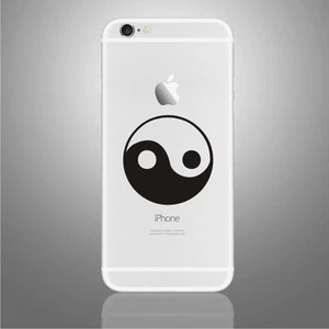 Autocollant Yin Yang pour TÉLÉPHONE, iPhone X, 6,6Plus,6s,6sPlus, 7,7Plus,8,8Plus - Photo 1 sur 1