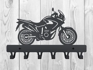 Honda Transalp Motorcycle metal rack Wall Hanger for Keys CoatsTools storage - Picture 1 of 5