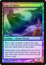 Sage of Epityr FOIL Time Spiral PLD Blue Common MAGIC GATHERING CARD ABUGames